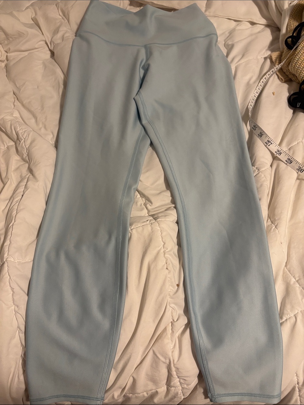 ALO Yoga Pale Blue High-Waist Leggings Size Medium